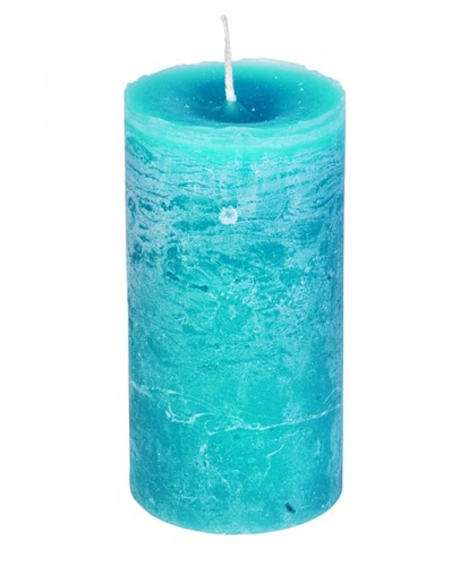 Parafínová sviečka Ø7X15 - modrá